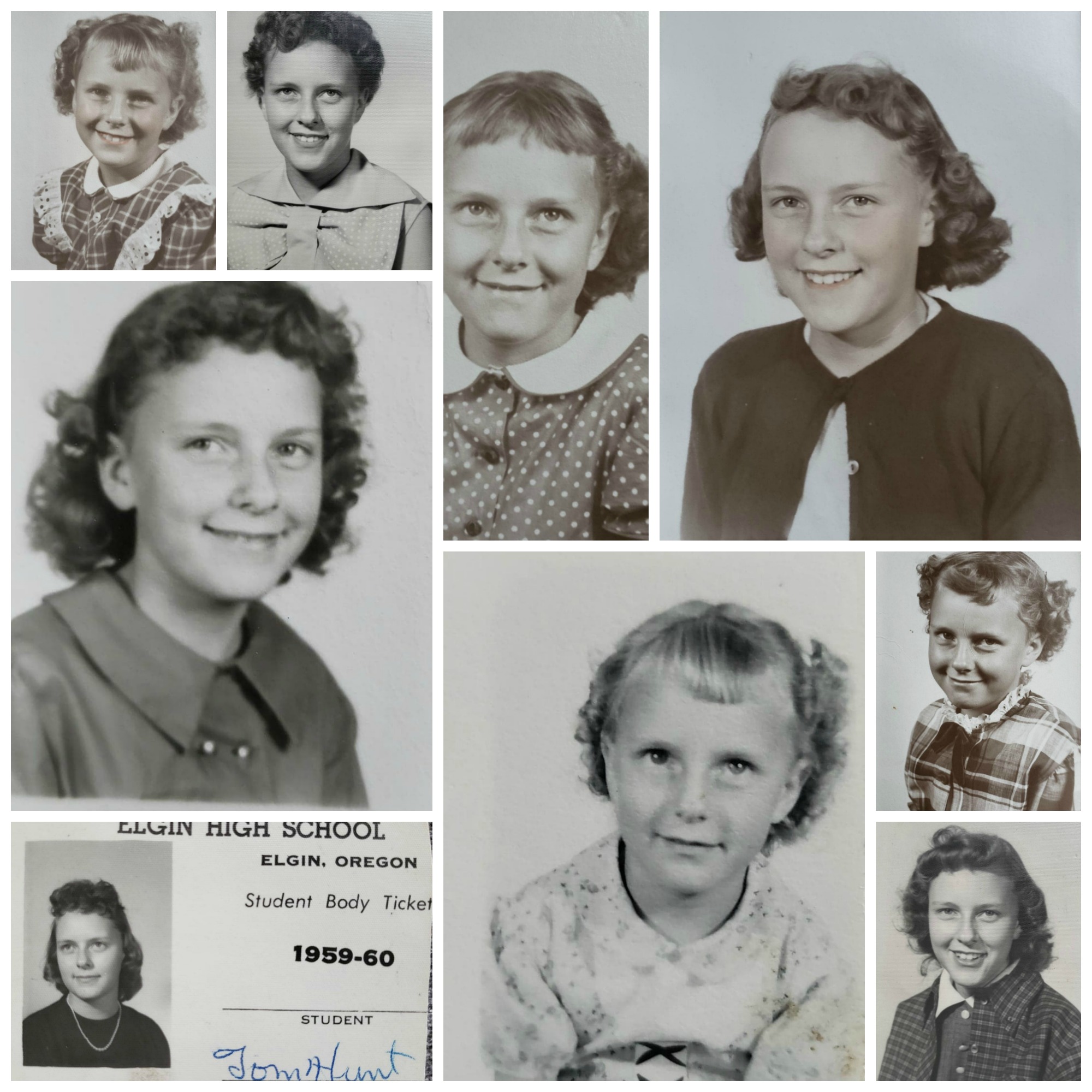 Janice Sharon Simmons - School Pictures Collage
